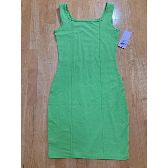 Wild Fable Women's Bodycon Tank Dress Size XS Bright Green Summer Casual NWT - Picture 1 of 9